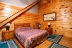Second Level Queen and Bunk Bed